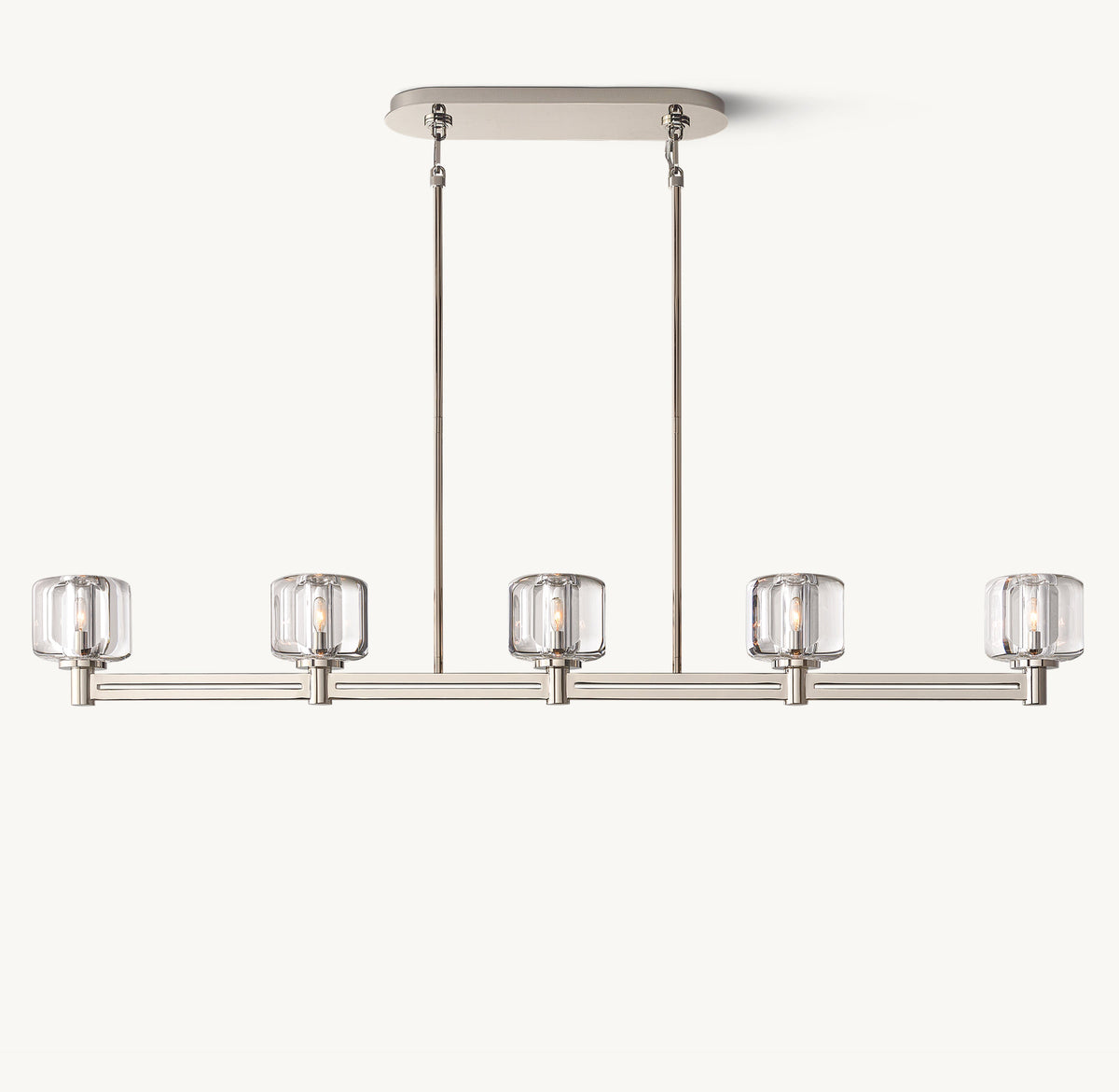 Sculptural Demaret Linear Chandelier — view 2