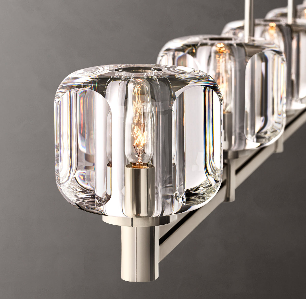 Sculptural Demaret Linear Chandelier — view 3