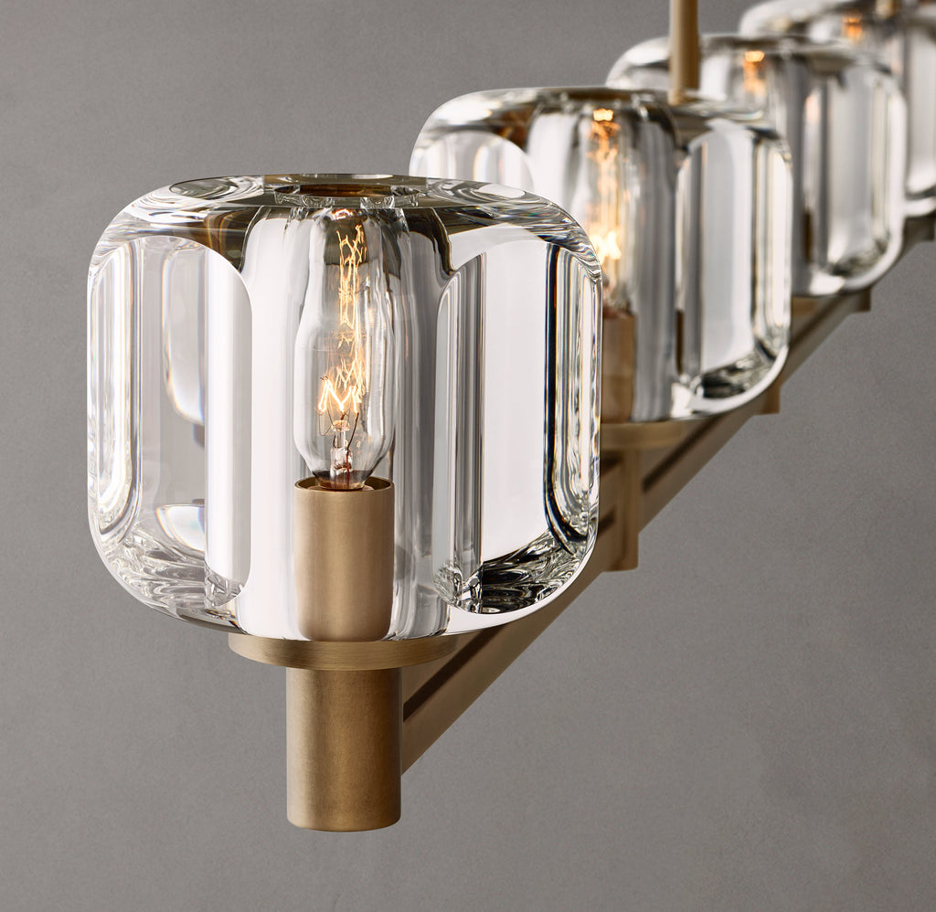 Sculptural Demaret Linear Chandelier — view 3