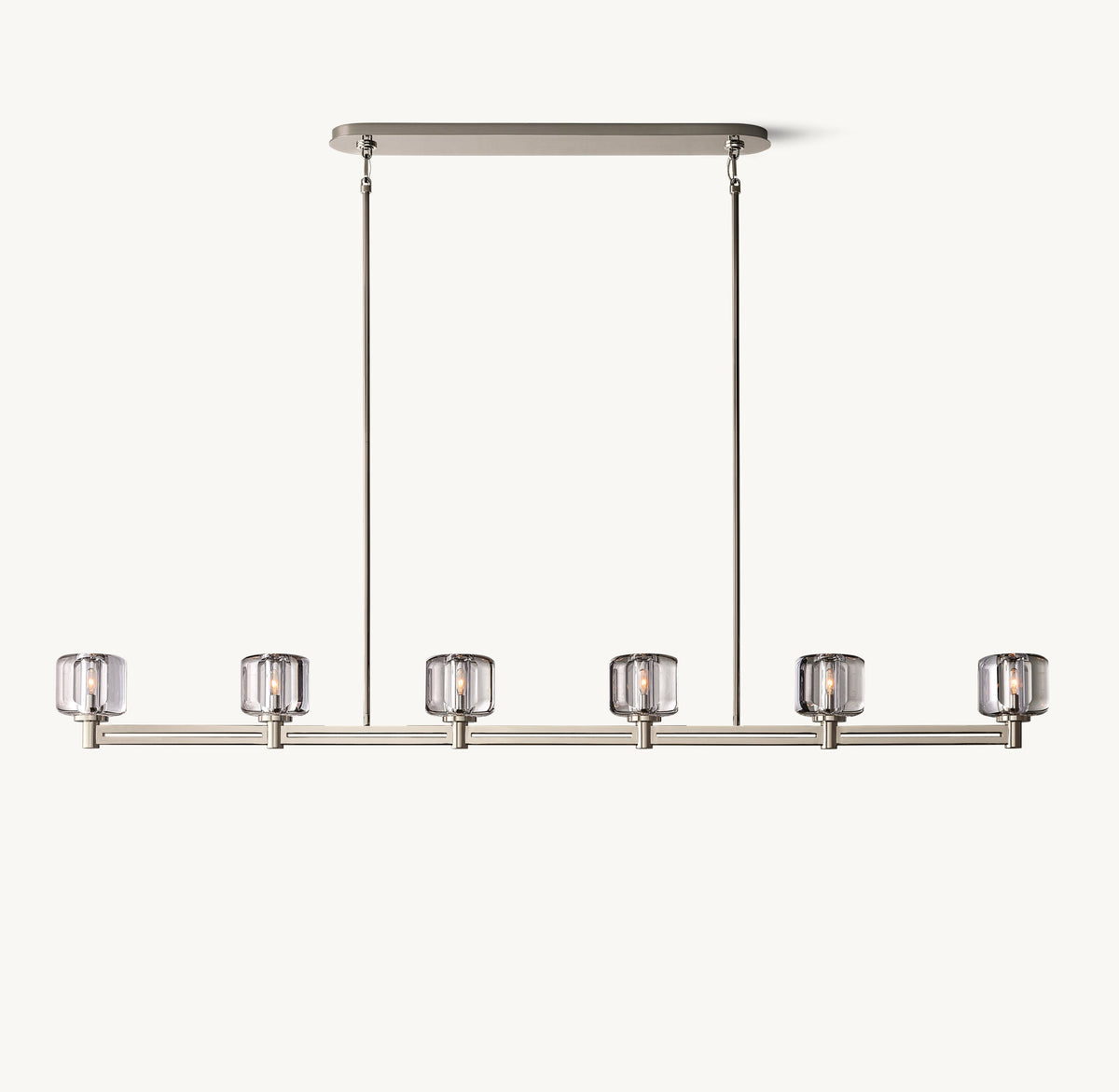 Sculptural Demaret Linear Chandelier — view 2