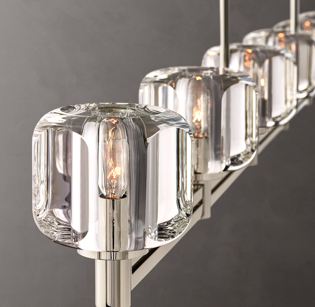 Sculptural Demaret Linear Chandelier — view 3