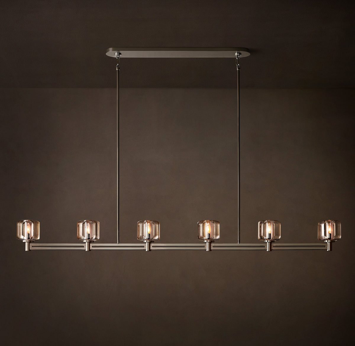 Sculptural Demaret Linear Chandelier — view 4