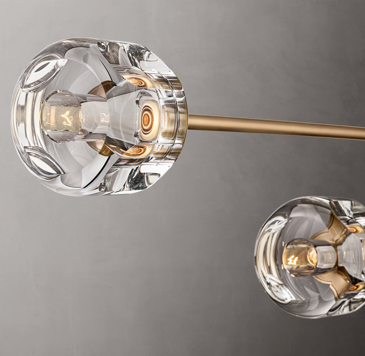 Sculptural Demaret Mobile Linear Chandelier — view 3