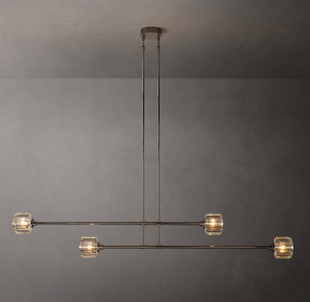 Sculptural Demaret Mobile Linear Chandelier — view 1