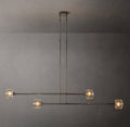 Sculptural Demaret Mobile Linear Chandelier — view 1
