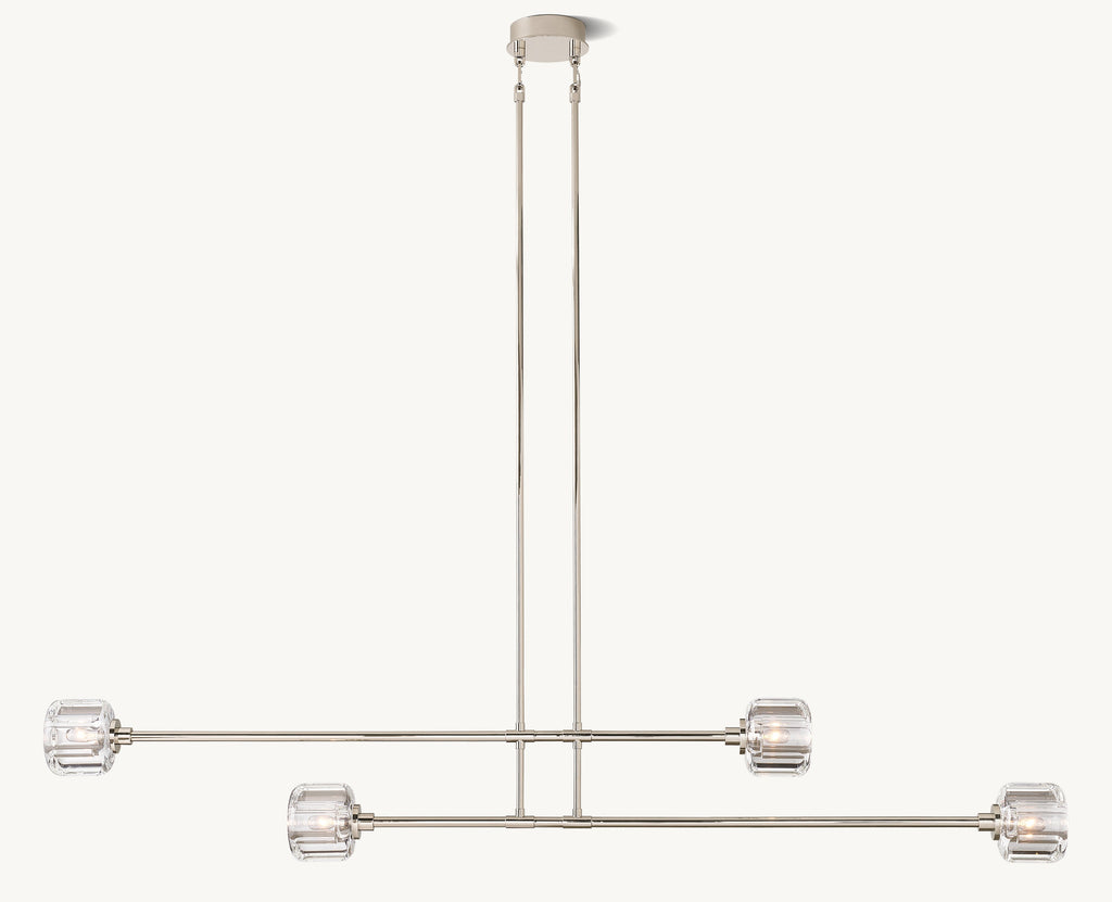 Sculptural Demaret Mobile Linear Chandelier — view 2