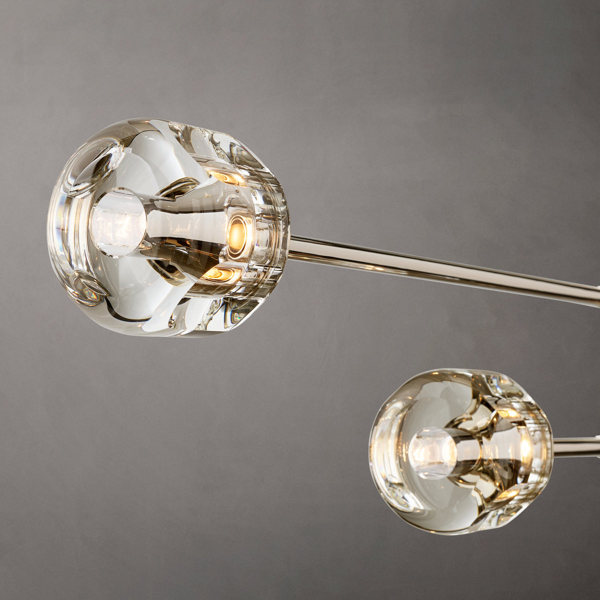 Sculptural Demaret Mobile Linear Chandelier — view 3