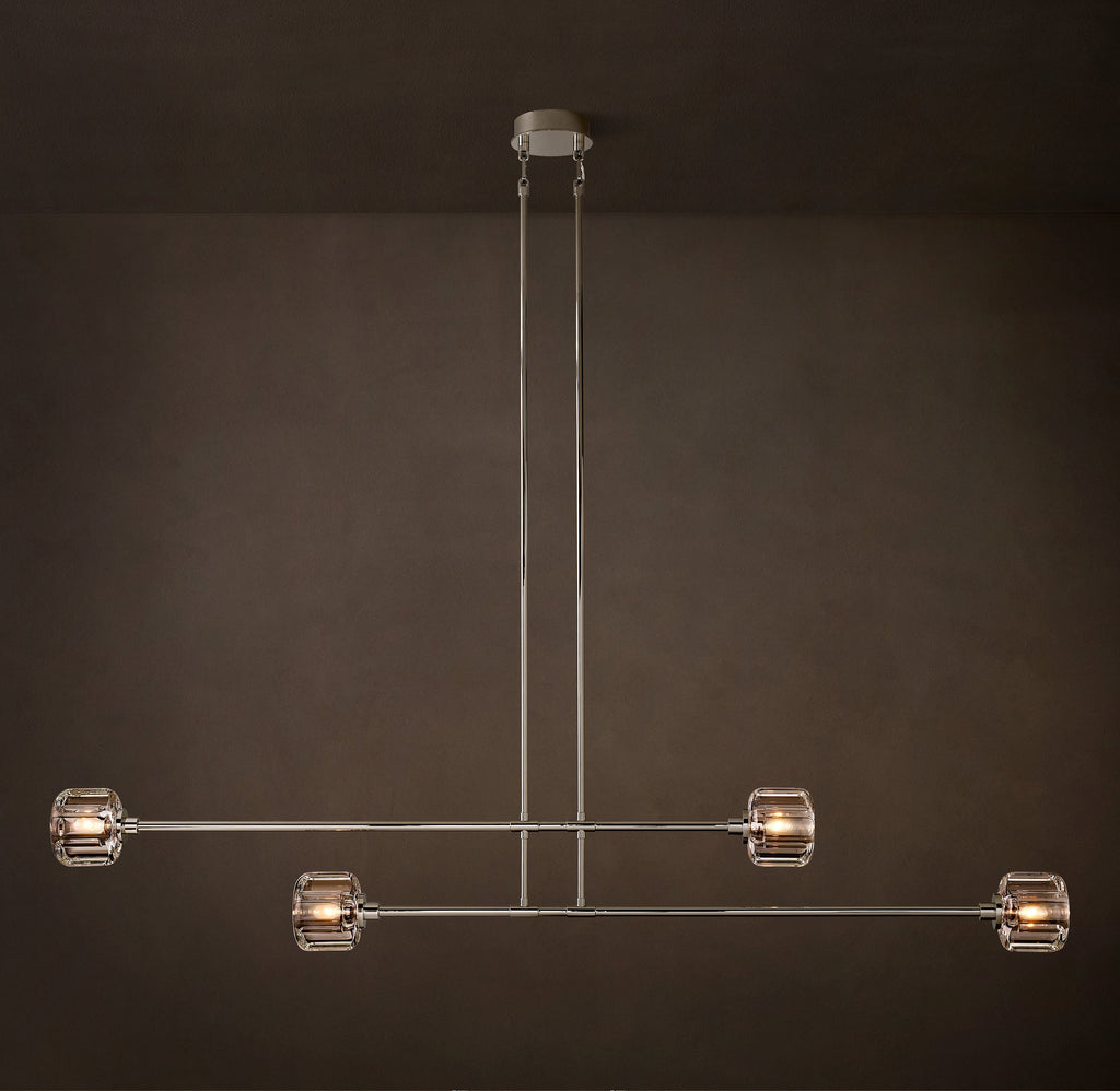 Sculptural Demaret Mobile Linear Chandelier — view 4