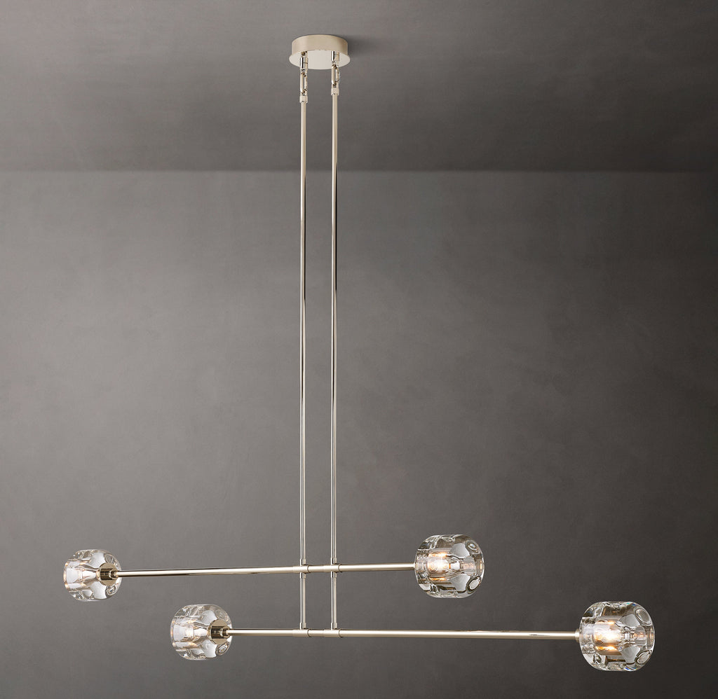 Sculptural Demaret Mobile Linear Chandelier — view 5