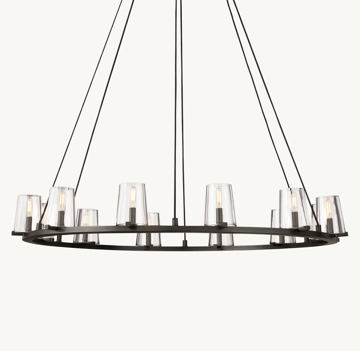 Artisan Pauillac Round Chandelier – 48" Bronze — view 2