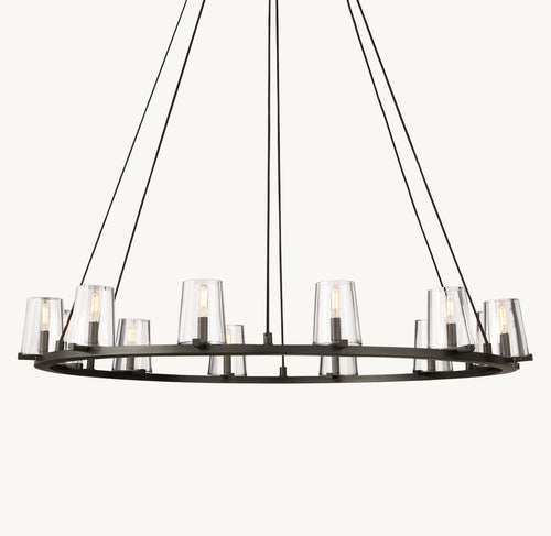 Artisan Pauillac Round Chandelier – 48" Bronze — view 2
