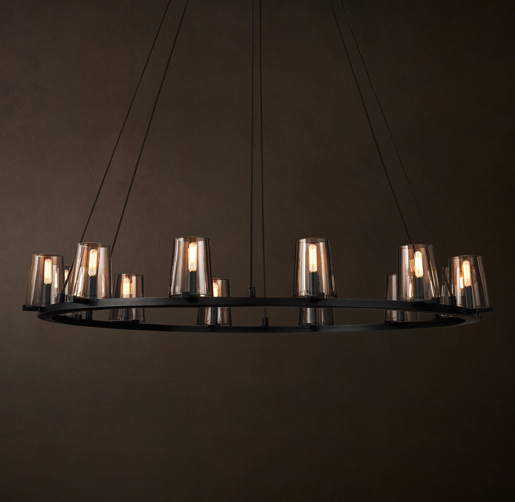 Artisan Pauillac Round Chandelier – 48" Bronze — view 4