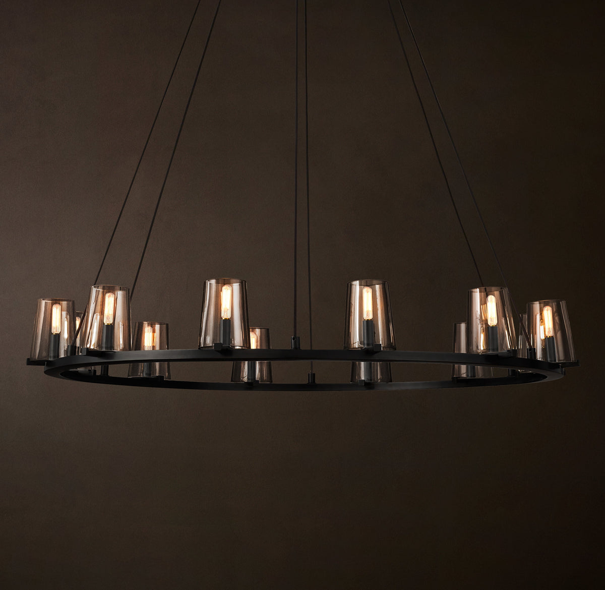Artisan Pauillac Round Chandelier – 48" Bronze — view 4