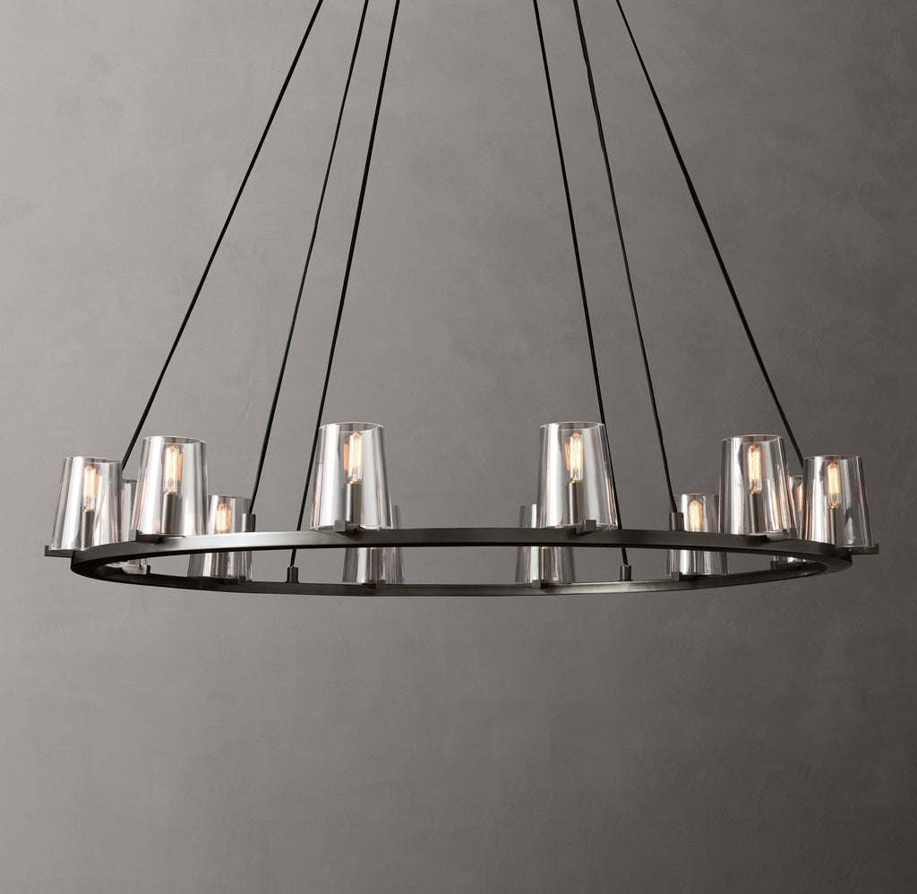 Artisan Pauillac Round Chandelier – 48" Bronze — view 5