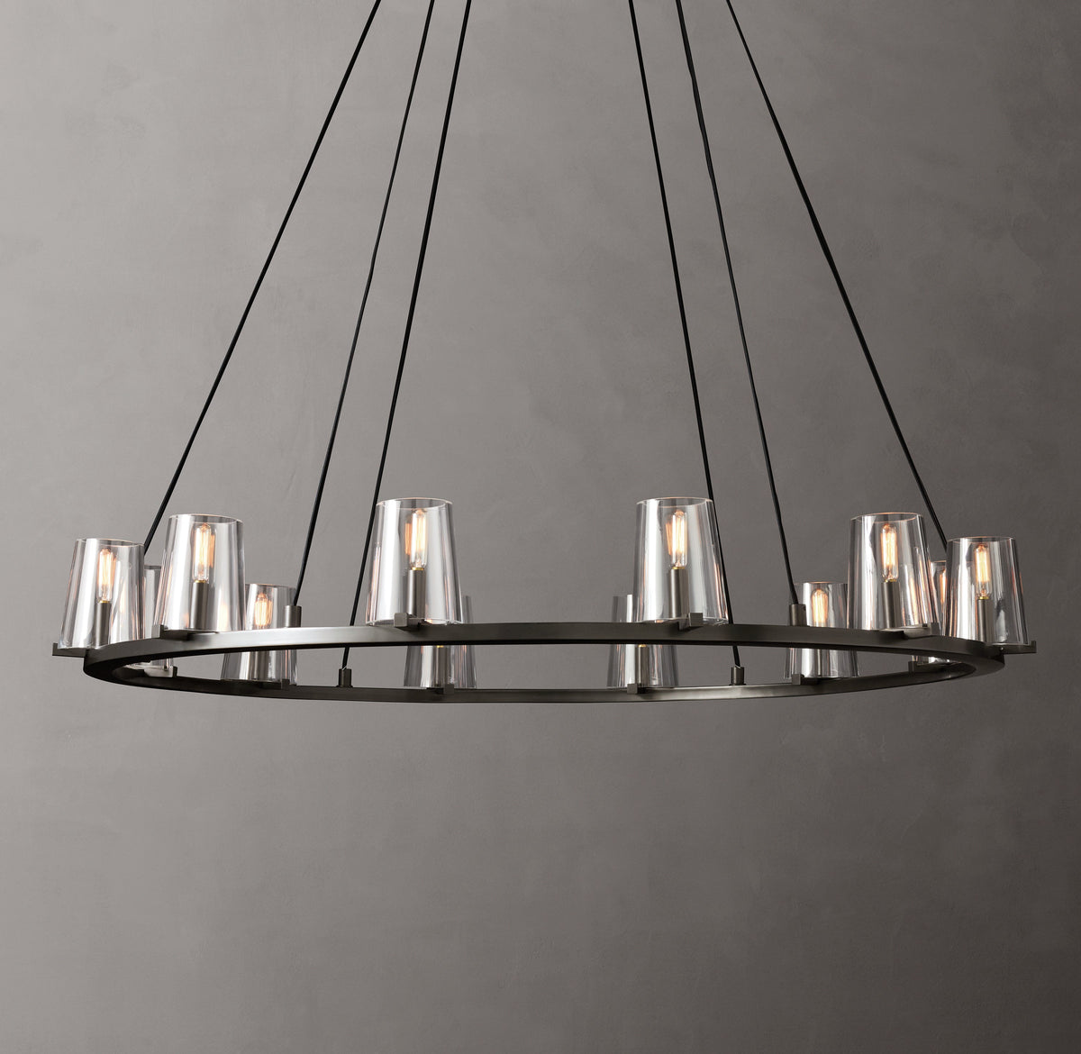 Artisan Pauillac Round Chandelier – 48" Bronze — view 5