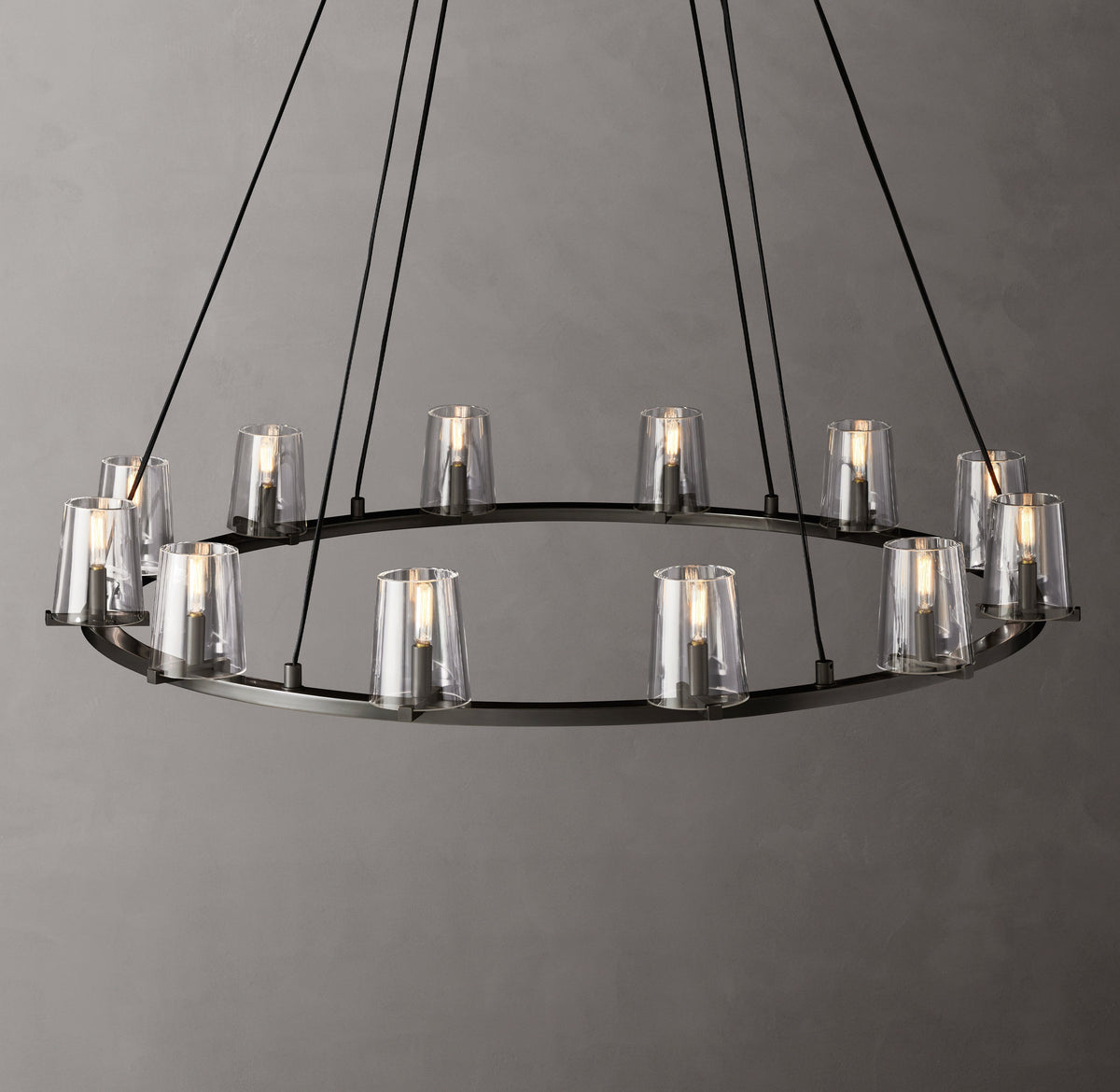 Artisan Pauillac Round Chandelier – 48" Bronze — view 6