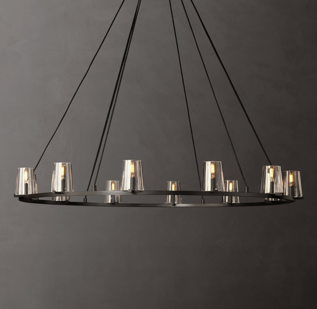 Artisan Pauillac Round Chandelier – 60" Bronze — view 1