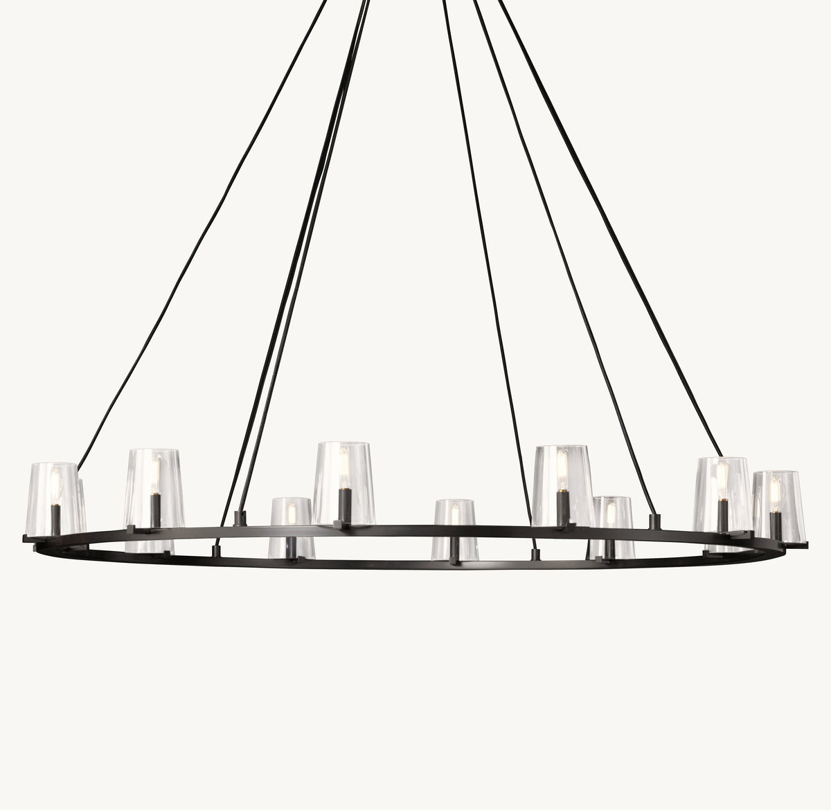 Artisan Pauillac Round Chandelier – 60" Bronze — view 2