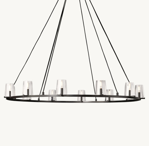 Artisan Pauillac Round Chandelier – 60" Bronze — view 2