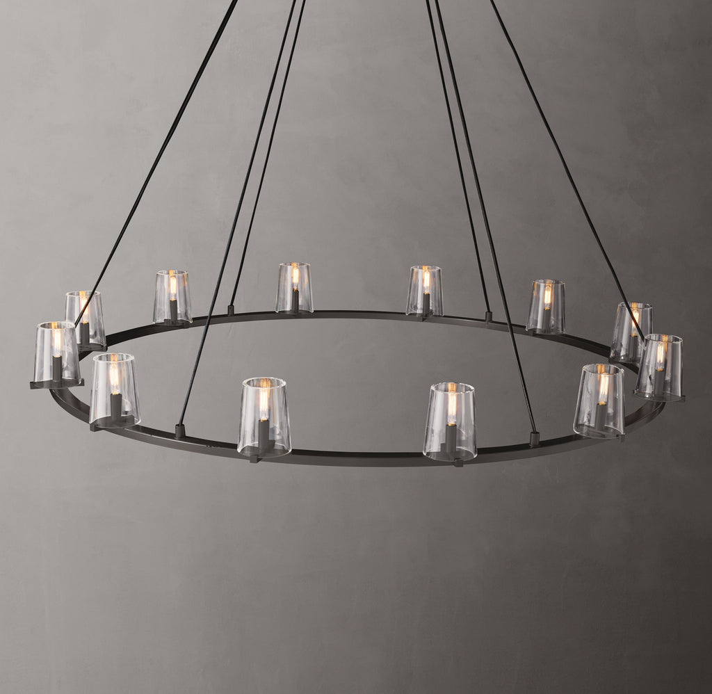 Artisan Pauillac Round Chandelier – 60" Bronze — view 4