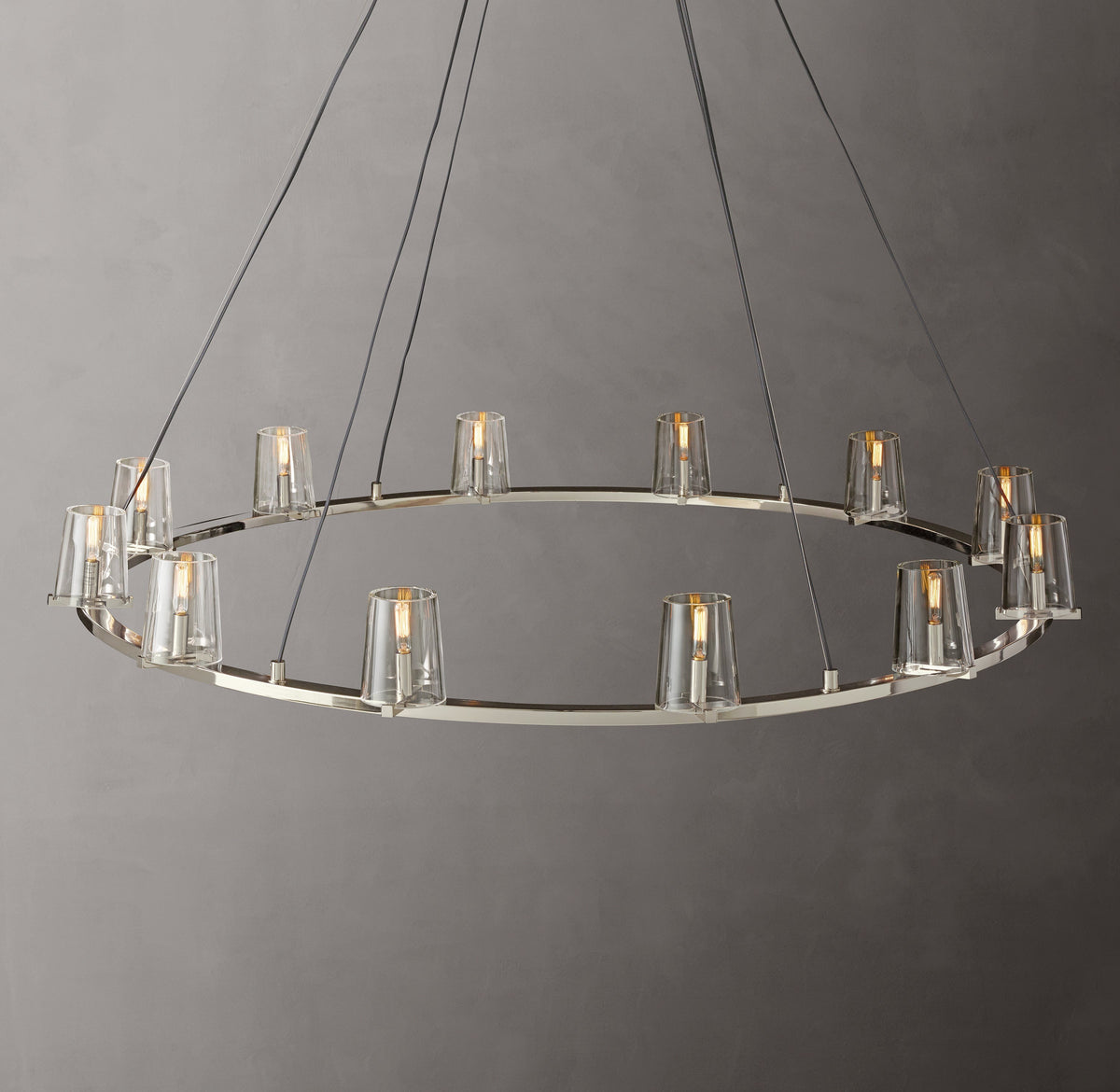 Artisan Pauillac Round Chandelier – 60" Polished Nickel — view 4