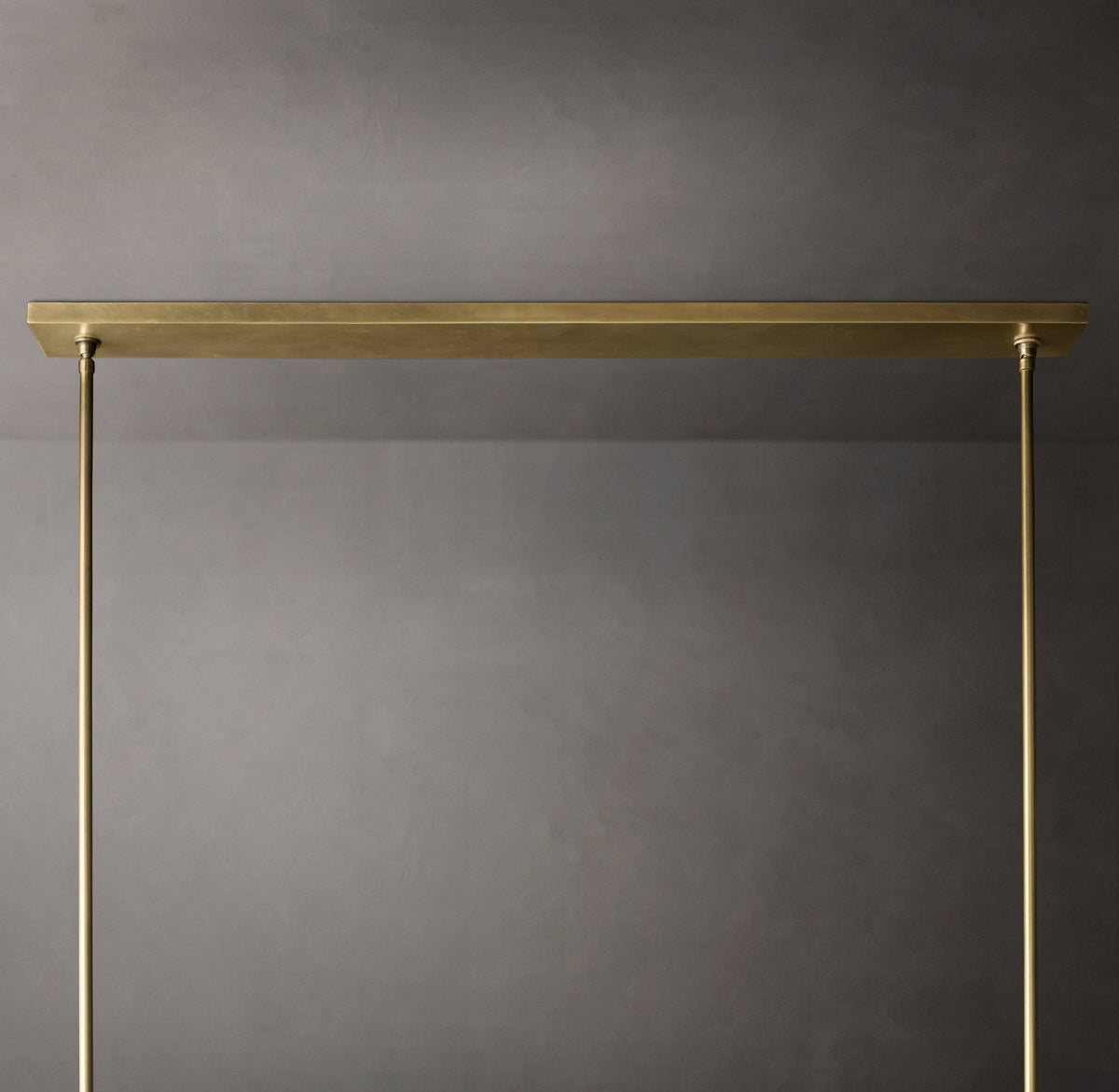 Artisan Pauillac Fabric Shade Linear Chandelier – 49" — view 3