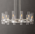 Artisan Ravelle Round Chandelier – 36" Polished Nickel — view 1