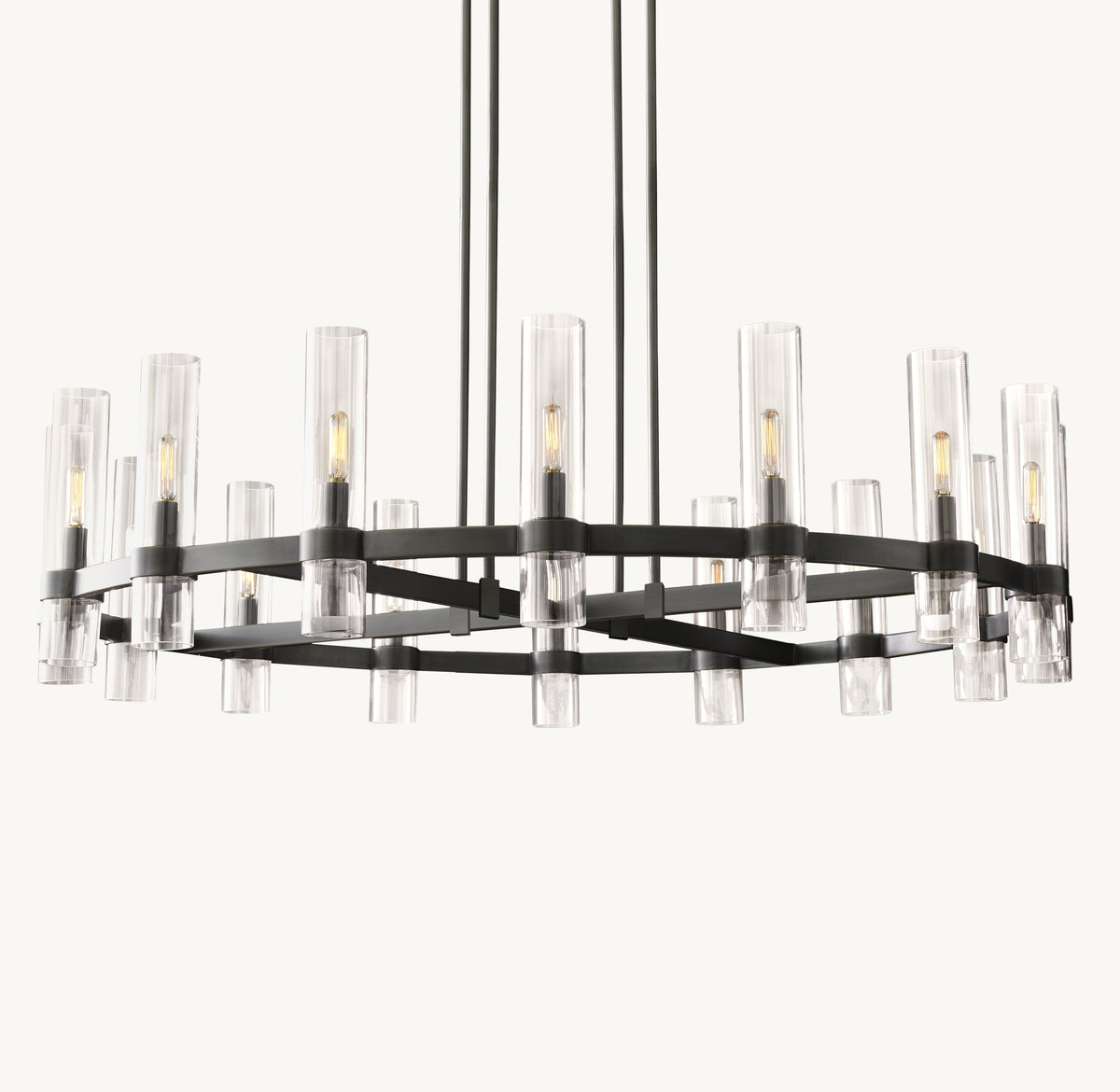 Artisan Ravelle Round Chandelier – 48" Bronze — view 2