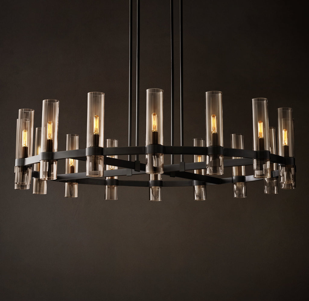 Artisan Ravelle Round Chandelier – 48" Bronze — view 5
