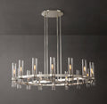 Artisan Ravelle Round Chandelier – 48" Polished Nickel — view 1