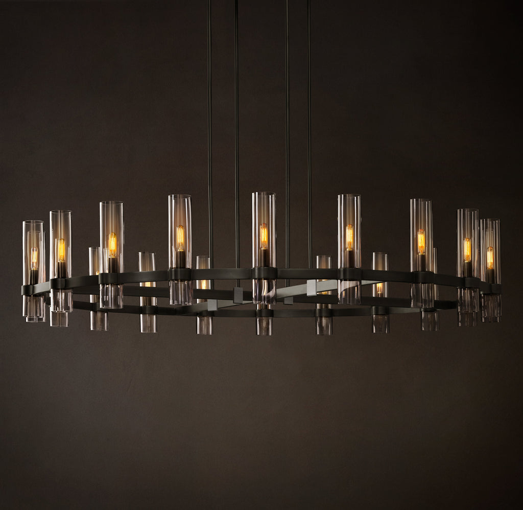 Artisan Ravelle Round Chandelier – 60" Bronze — view 4