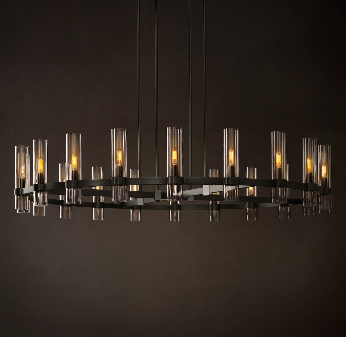 Artisan Ravelle Round Chandelier – 60" Bronze — view 4