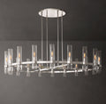 Artisan Ravelle Round Chandelier – 60" Polished Nickel — view 1