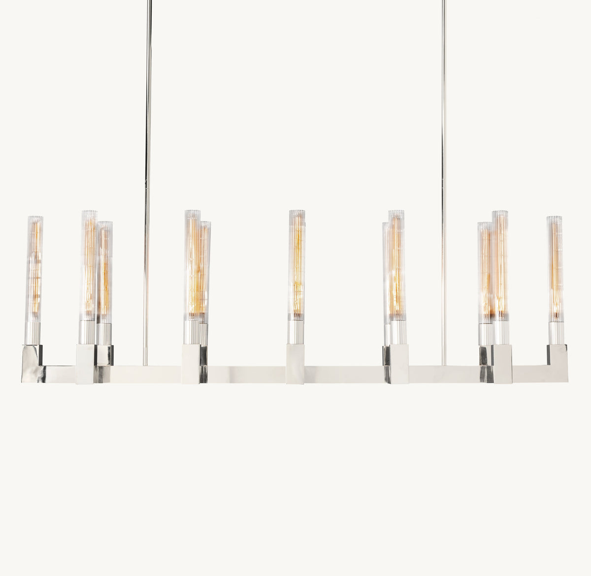 Heritage Cannele Linear Chandelier – 55" — view 1