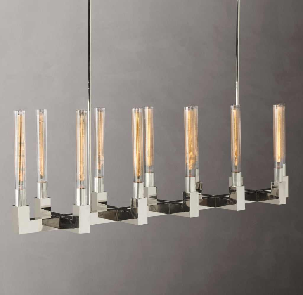 Heritage Cannele Linear Chandelier – 55" — view 2