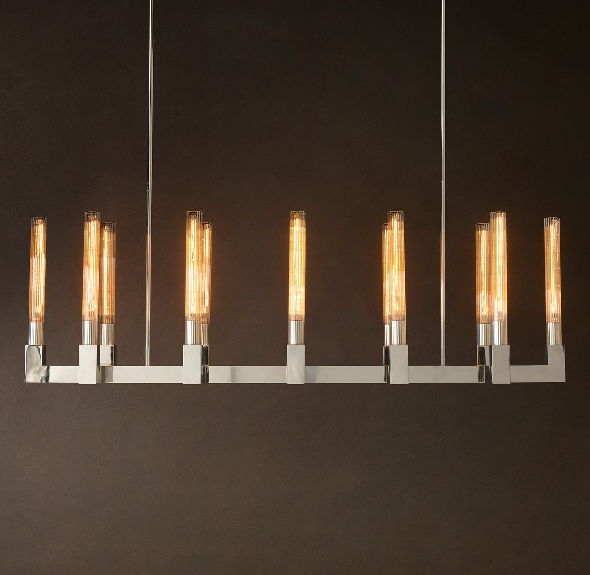 Heritage Cannele Linear Chandelier – 55" — view 3
