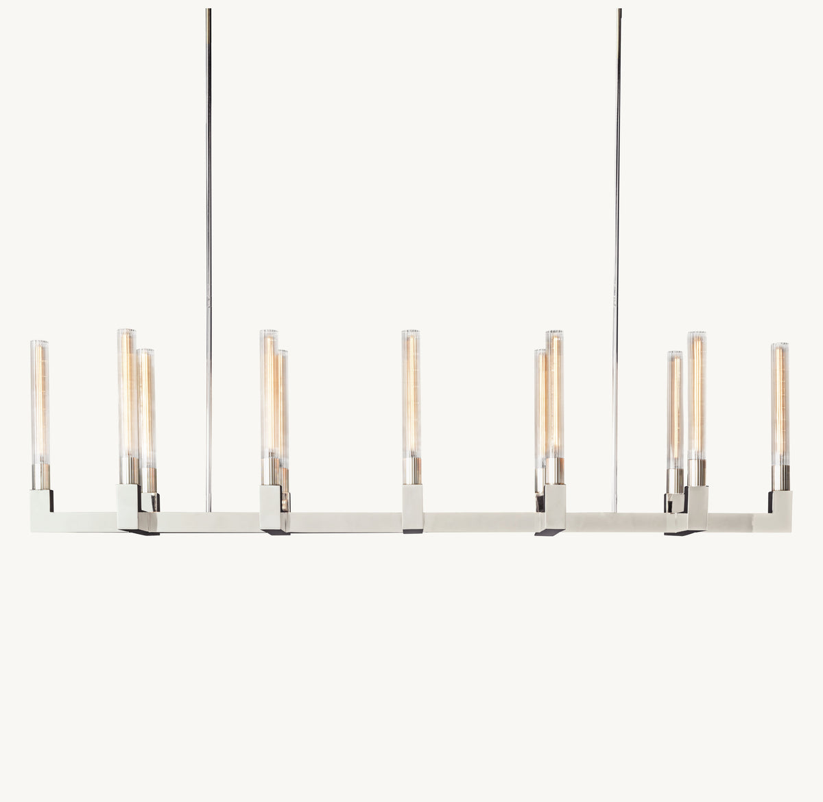 Heritage Cannele Linear Chandelier – 67" — view 1