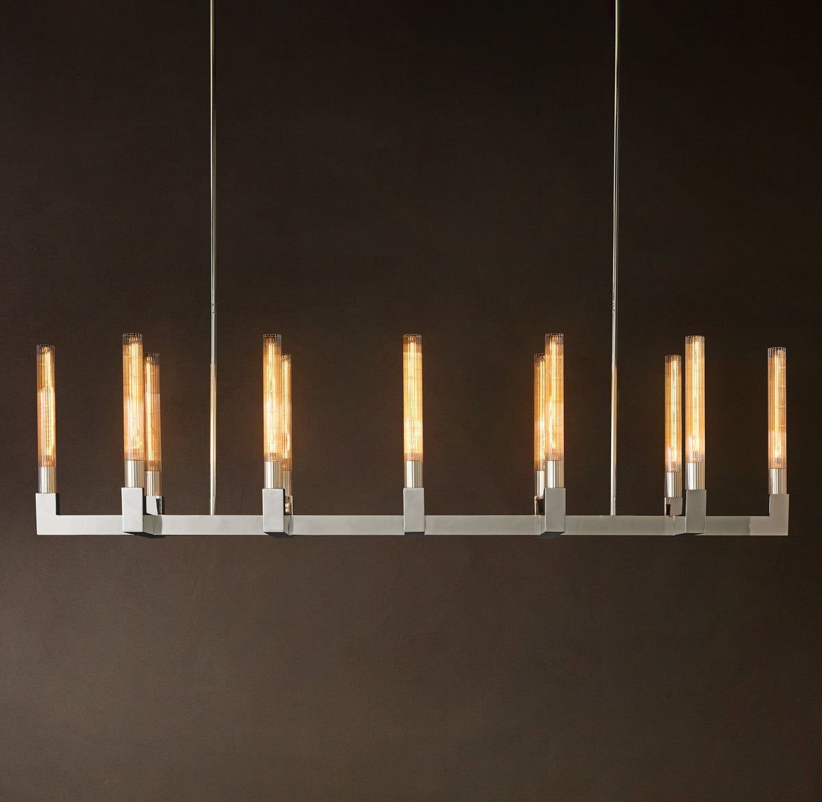 Heritage Cannele Linear Chandelier – 67" — view 3