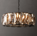 Signature Harlow Crystal Round Chandelier – 31" Iron — view 1