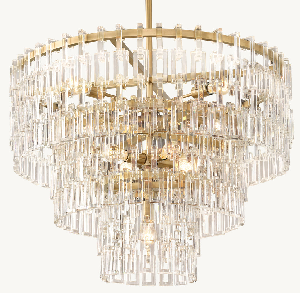 Artisan Marignan Tiered Round Chandelier – 36" — view 3