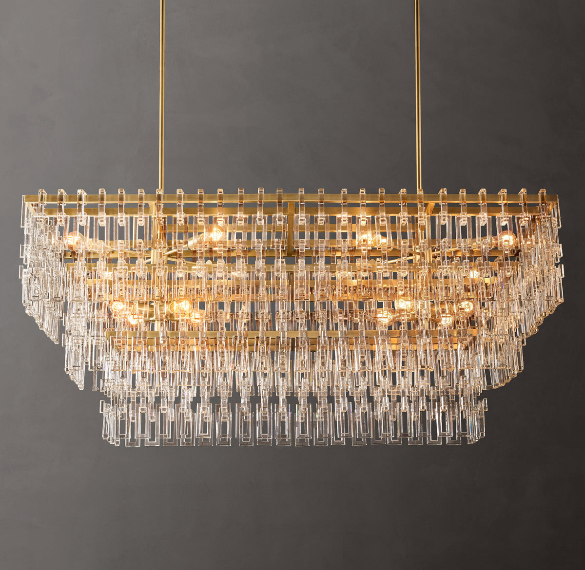 Artisan Marignan Tiered Rectangular Chandelier — view 1