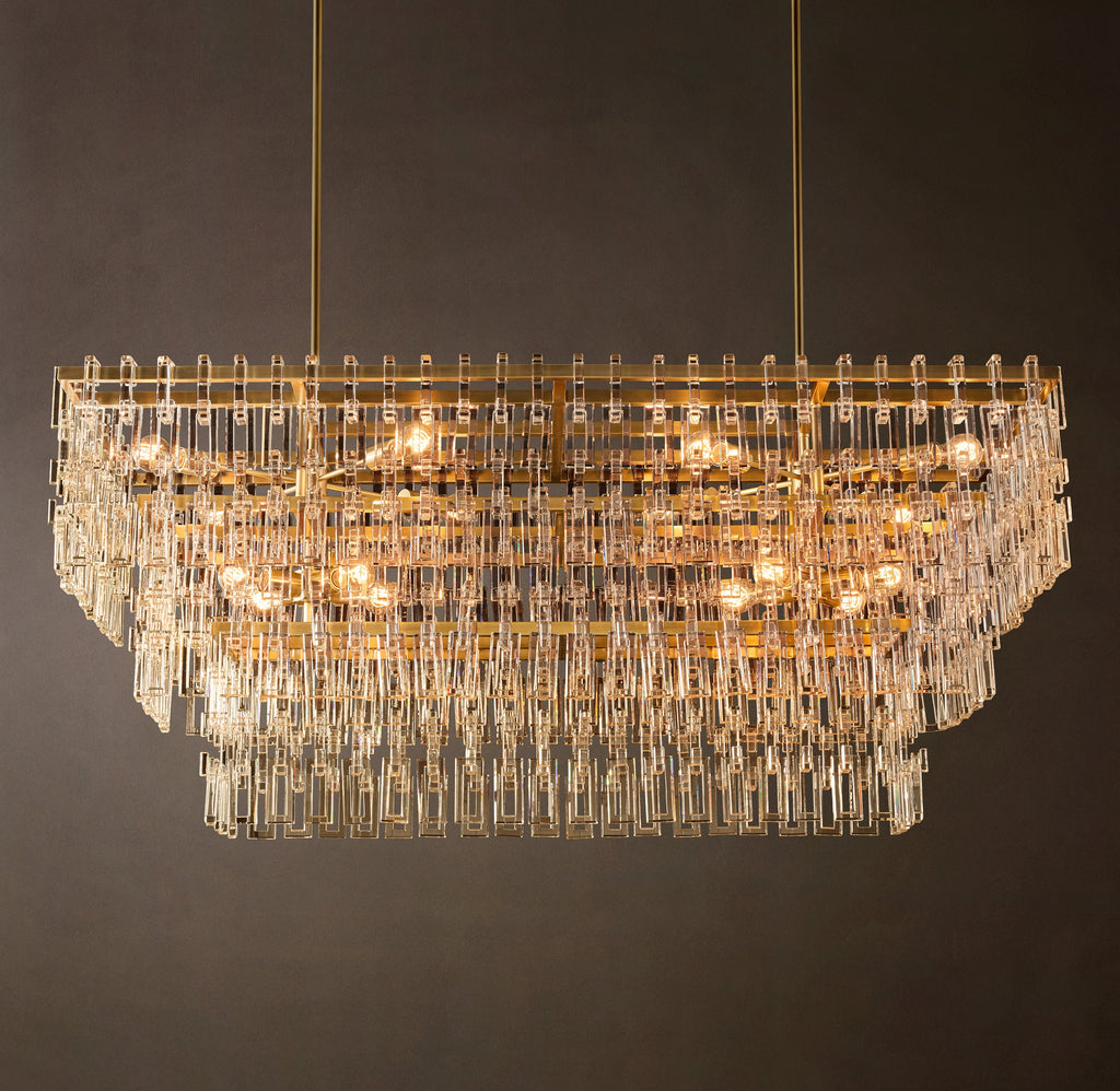 Artisan Marignan Tiered Rectangular Chandelier — view 2