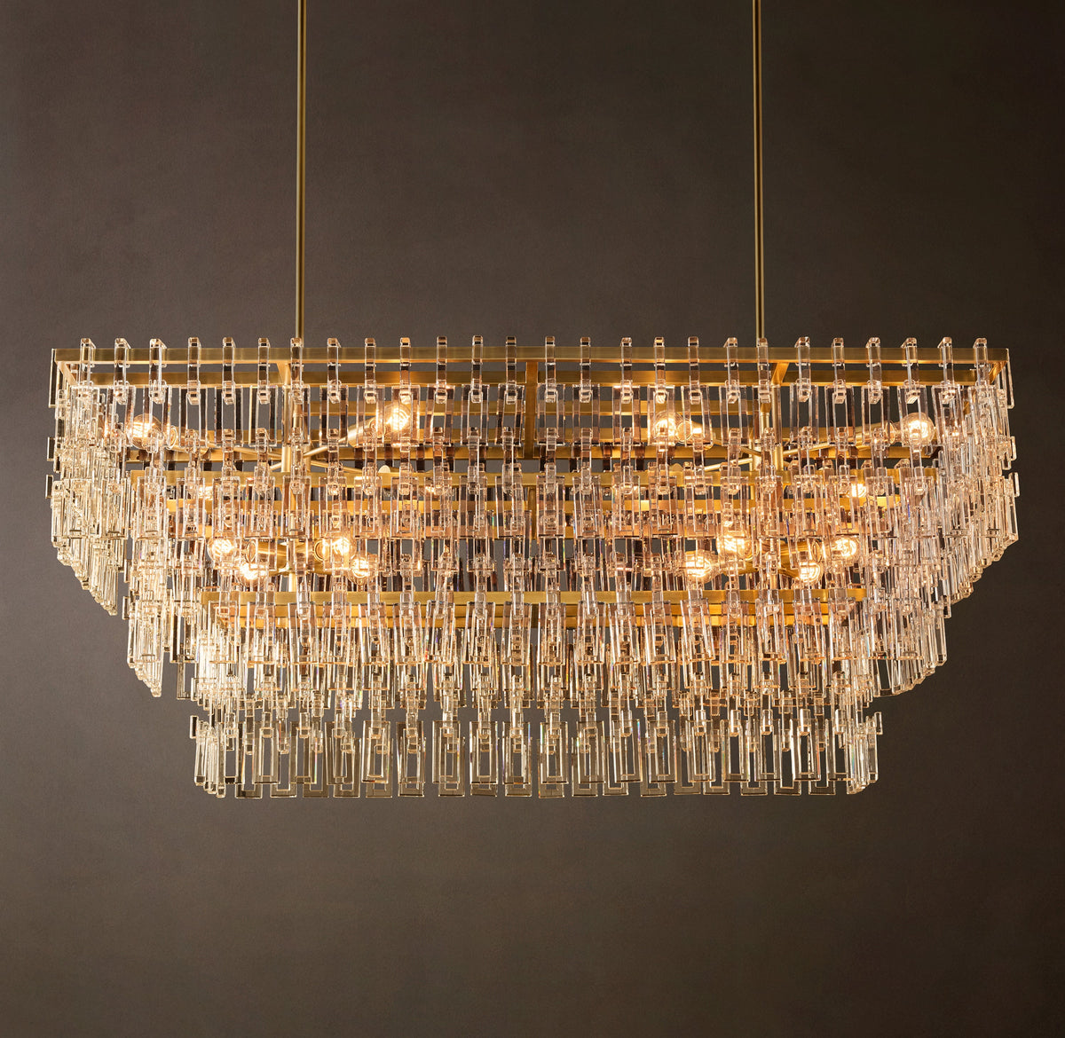 Artisan Marignan Tiered Rectangular Chandelier — view 2