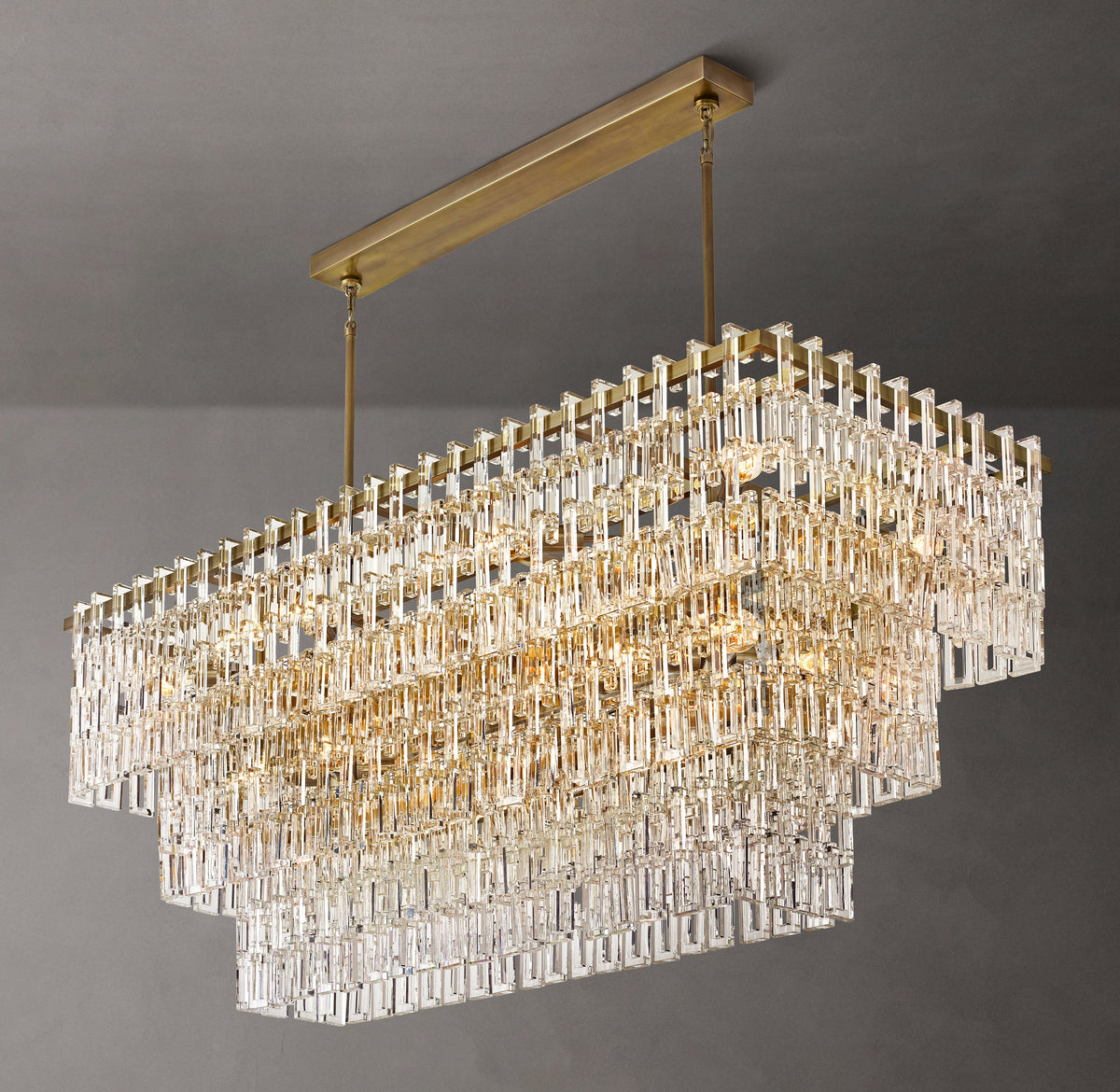 Artisan Marignan Tiered Rectangular Chandelier — view 3