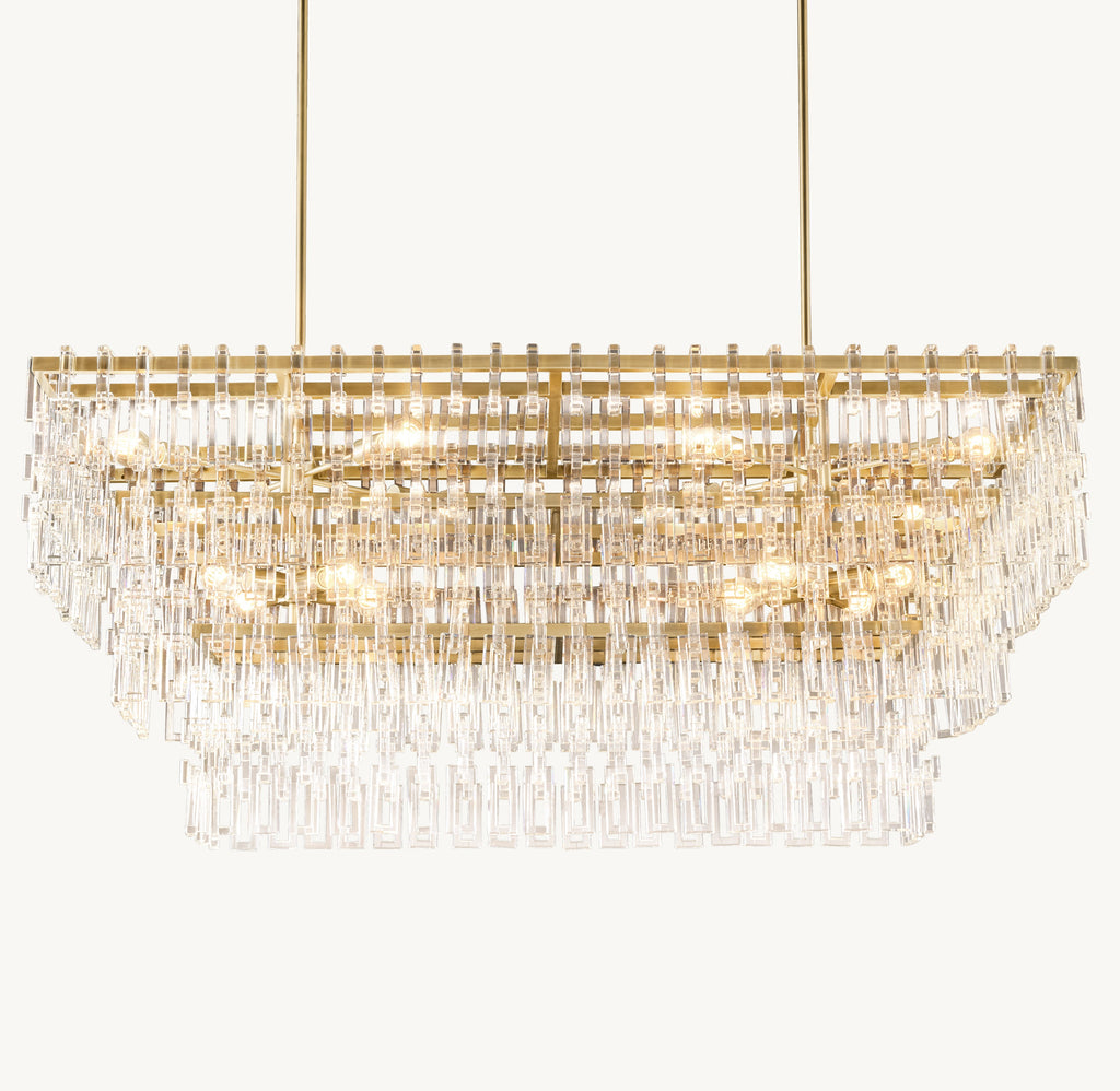 Artisan Marignan Tiered Rectangular Chandelier — view 4