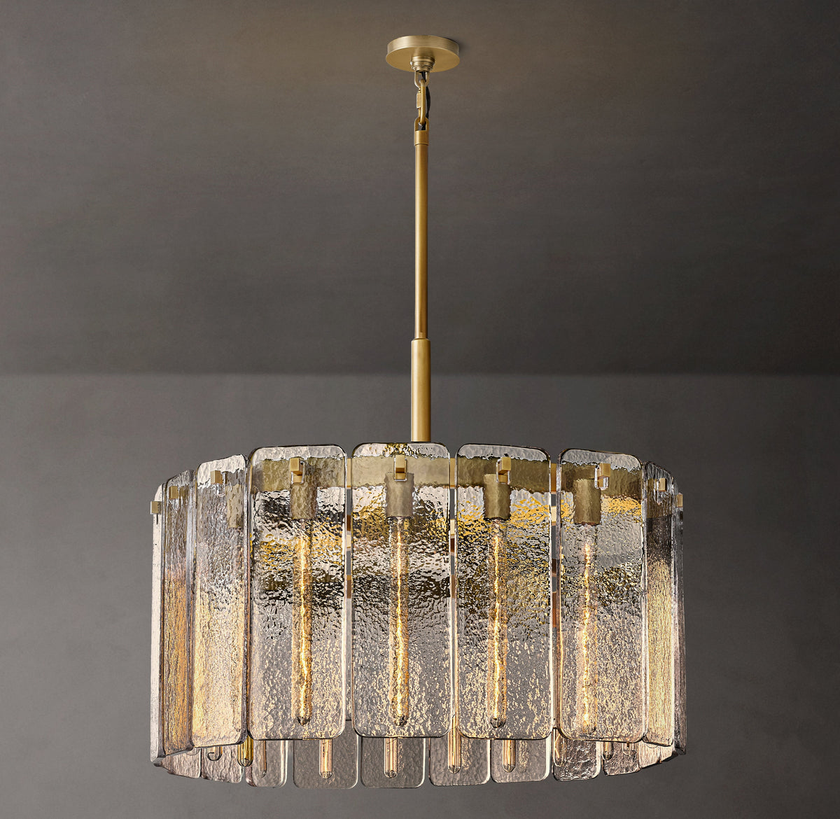 Signature Calamette Glass Round Chandelier – 36" — view 1