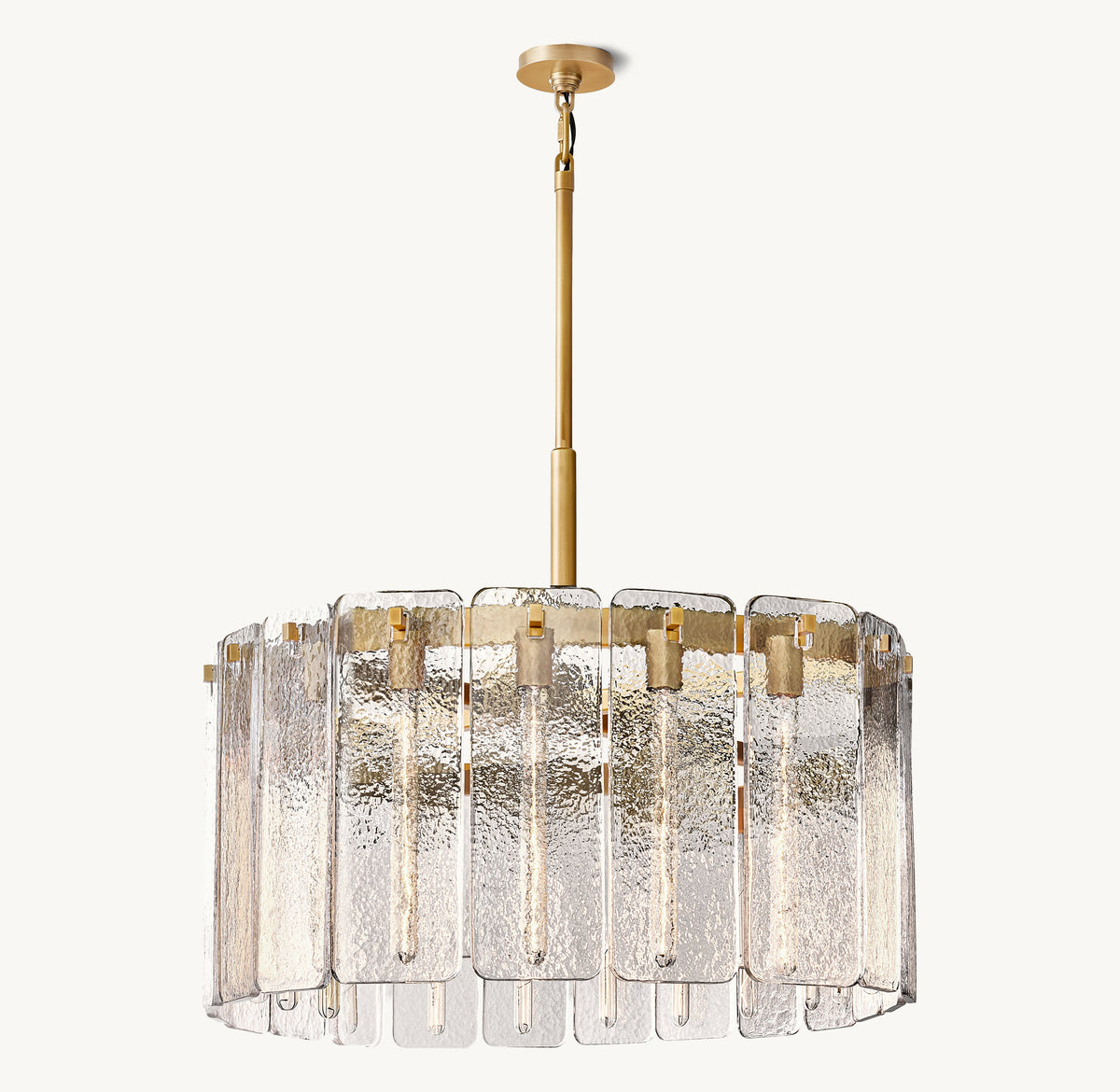 Signature Calamette Glass Round Chandelier – 36" — view 2
