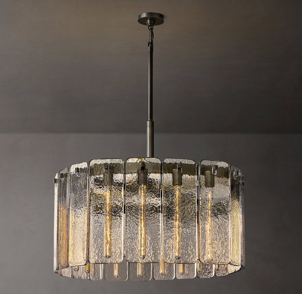 Signature Calamette Glass Round Chandelier – 36" — view 1