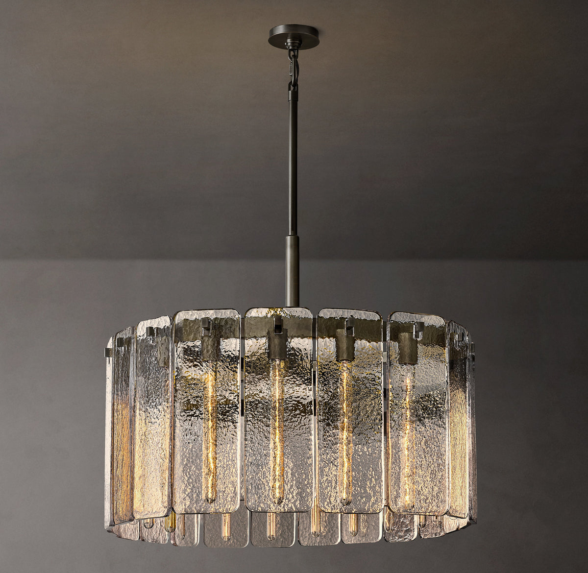 Signature Calamette Glass Round Chandelier – 36" — view 1