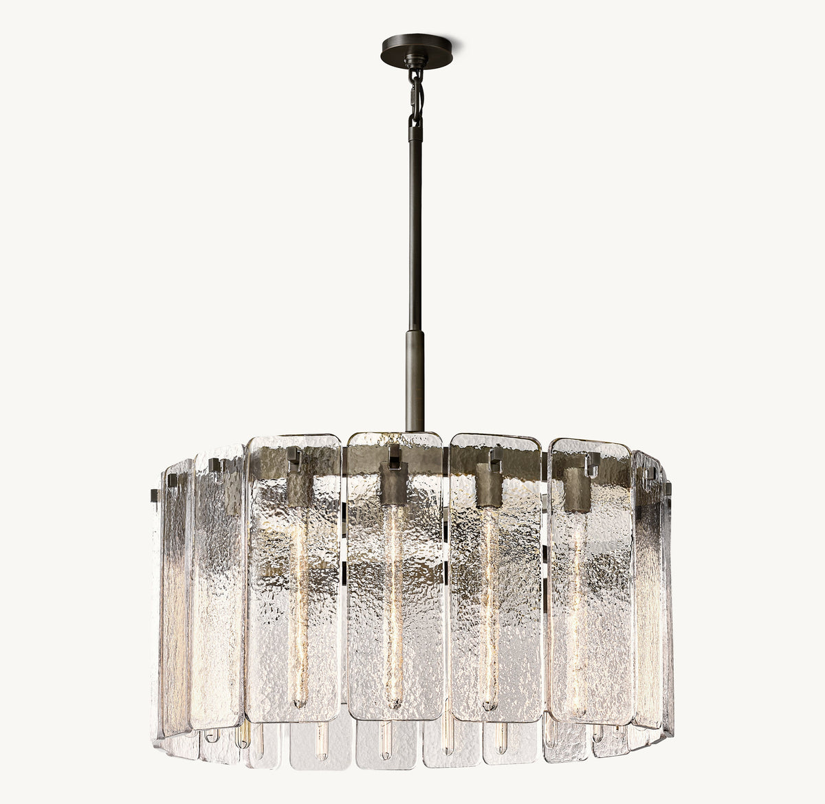 Signature Calamette Glass Round Chandelier – 36" — view 2